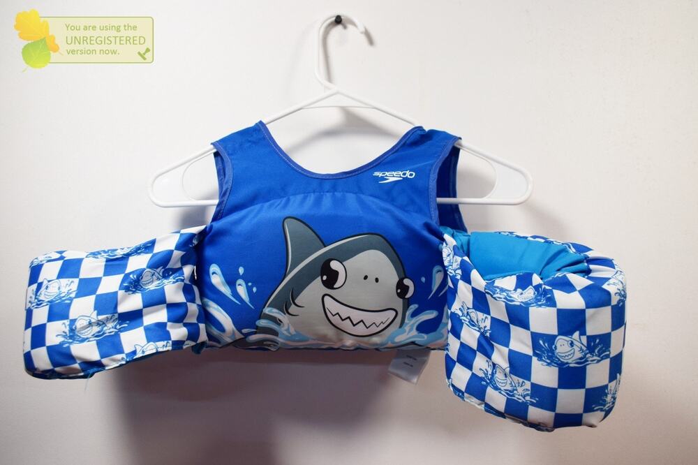 Speedo Splash Jammer Play Forever Kids' Life Jacket Vest Blue Lagoon 33-55lbs